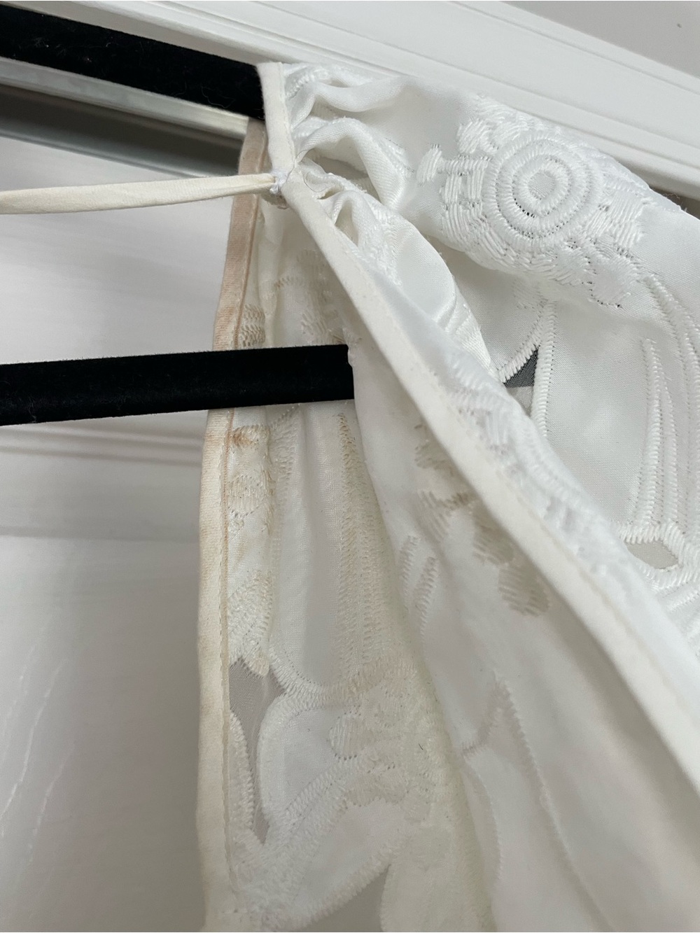 For Love & Lemons White Puff-Sleeve Eyelet Mini Dress - Picture 4 of 8
